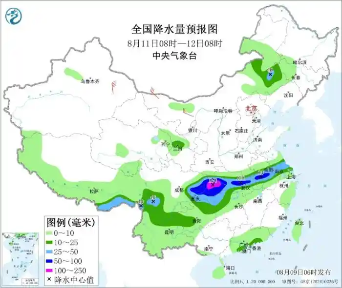 暴雨来袭！江汉江淮四川盆地将迎强降雨，预警升级！
