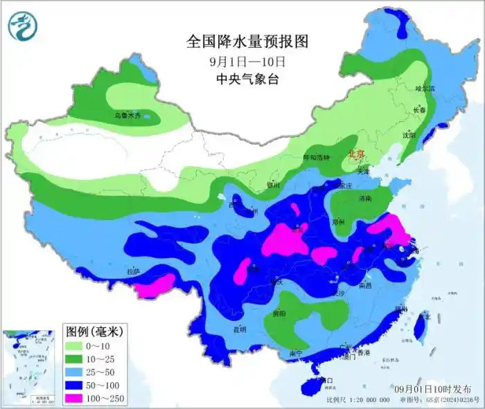 华西南北气候换岗：北雨南热渐弱